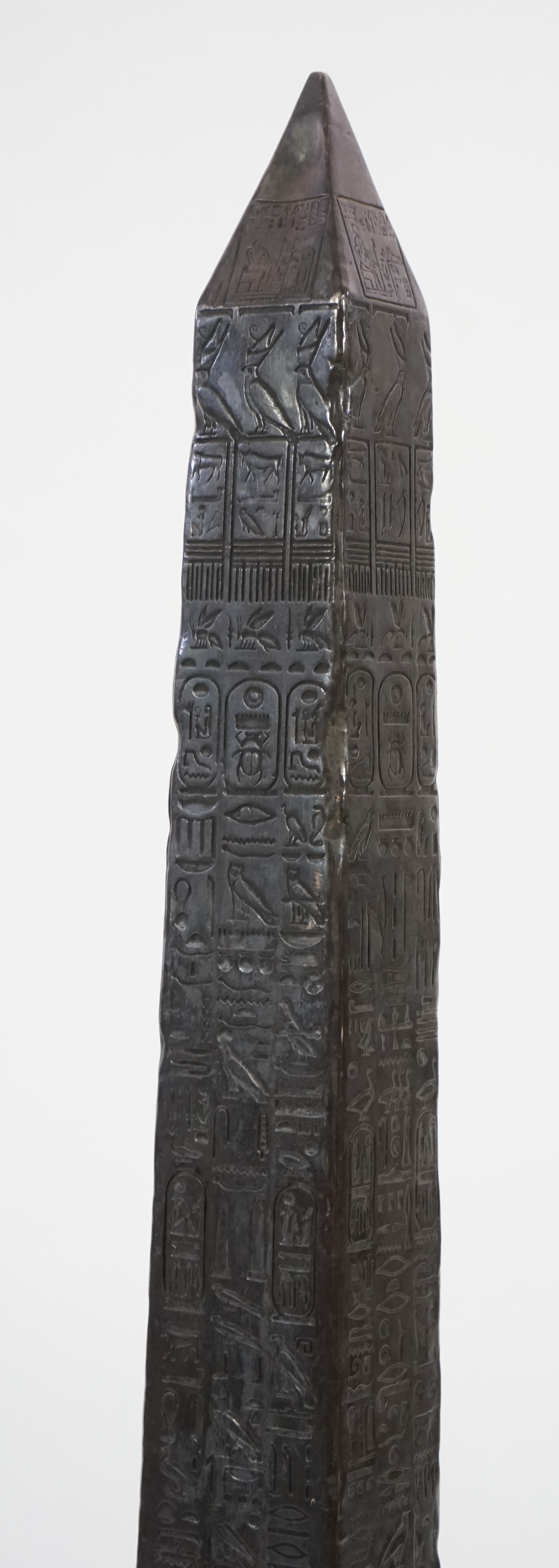 A 19th century Grand Tour style bronzed model of Cleopatra's Needle